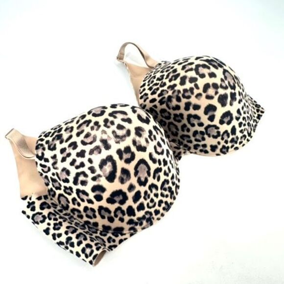 NWT Soma Vanishing Back Smooth Full Coverage Bra, Divine Leopard 44DDD - Picture 3 of 8